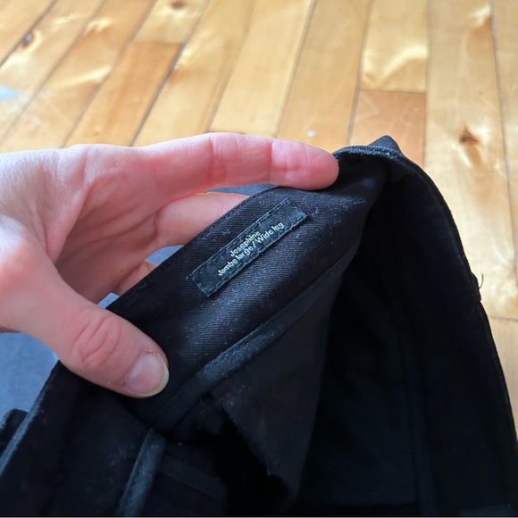 Frank And Oak Josephine Black Wide Leg Cropped Pants - Picture 10 of 11